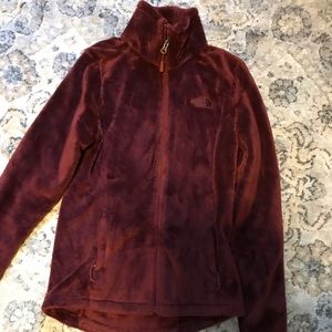 North face fuzzy jacket